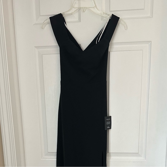 Lulus off the shoulder black maxi dress - Picture 3 of 4